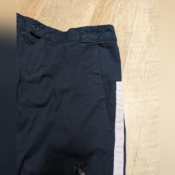 Nike Navy Blue Windbreaker Capris Lavender Stripe Women's Size Small - Picture 5 of 9